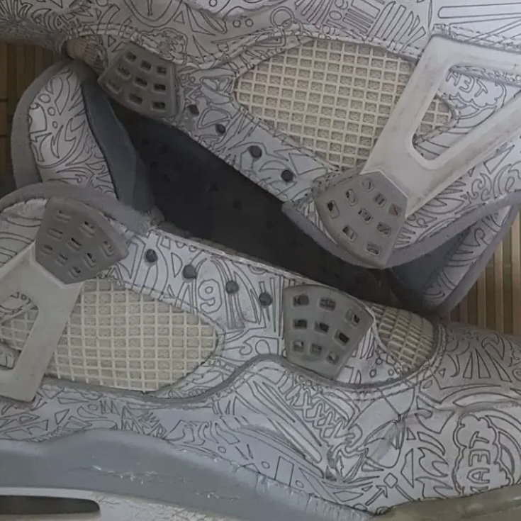 Jordan 4 Retro 30th Anniversary Laser 착용 스타일