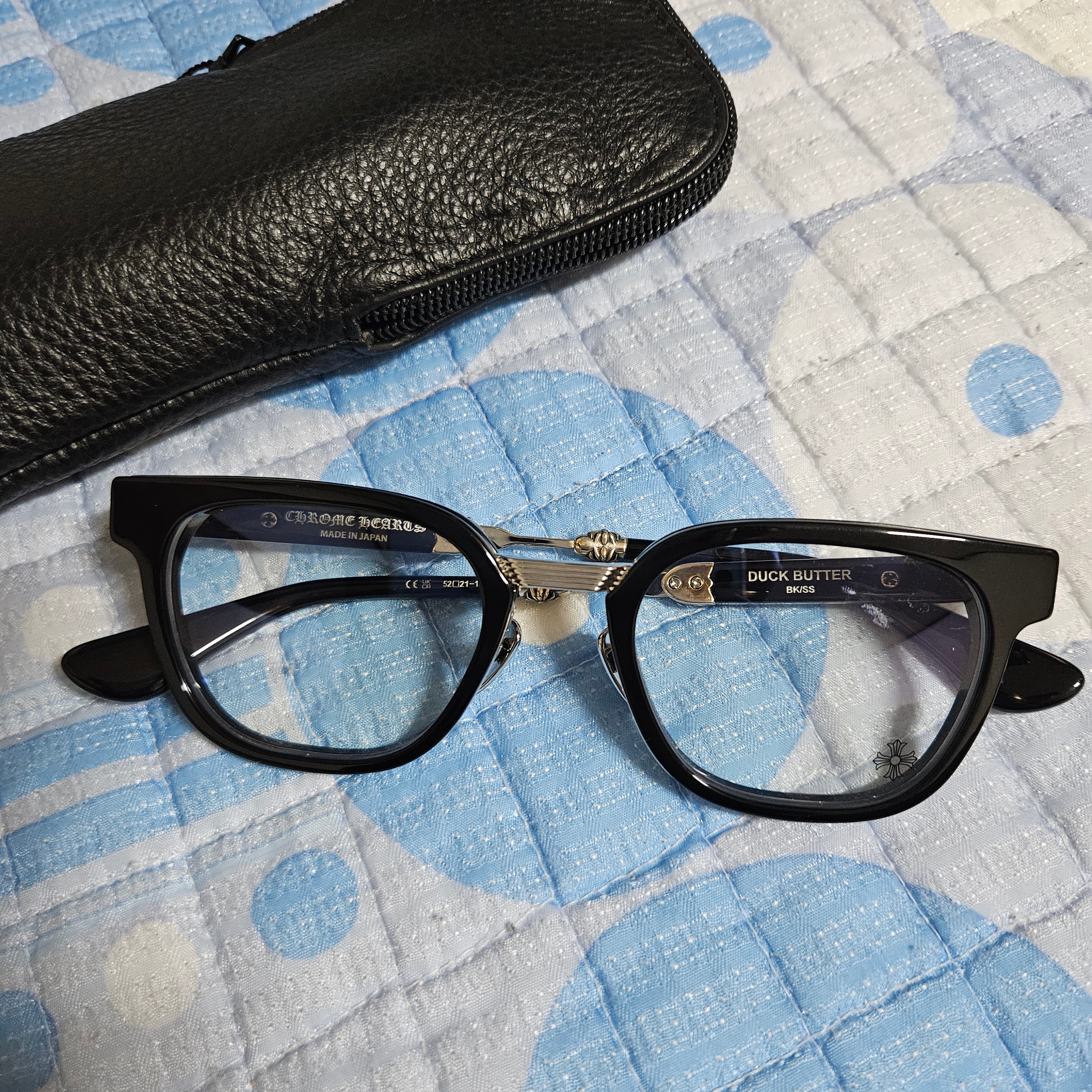 Chrome Hearts Duck Butter Black Shiny Silver 착용 스타일