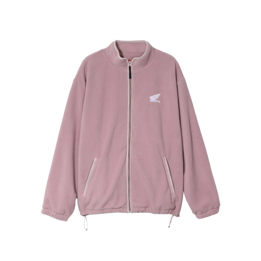 HEW1FJ301AVP Honda Original Wing logo Fleece Jacket Vintage Pink