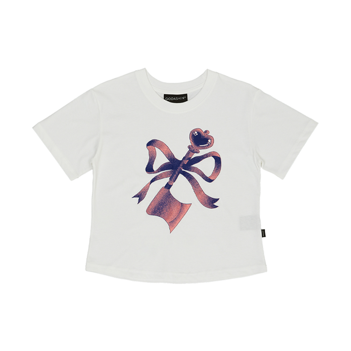 고다신 픽서 완드 티셔츠 아이보리+블루(GODASHIN Fixer Wand T-Shirt Ivory+Blue)