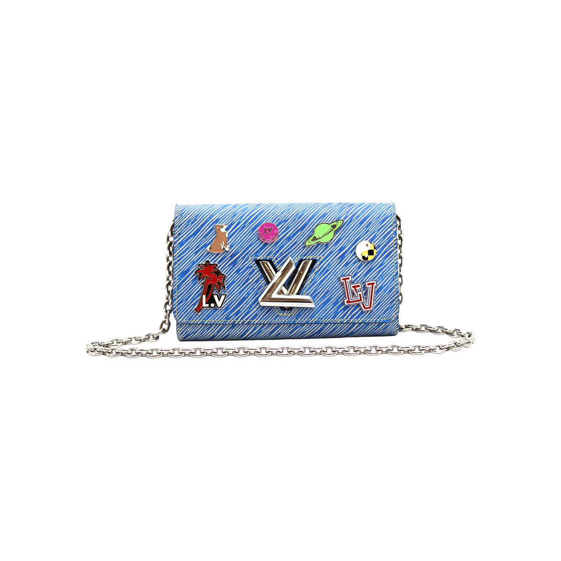 ITNS9VJE6DNQ Louis Vuitton Twist Epi Chain Shoulder Bag M62732