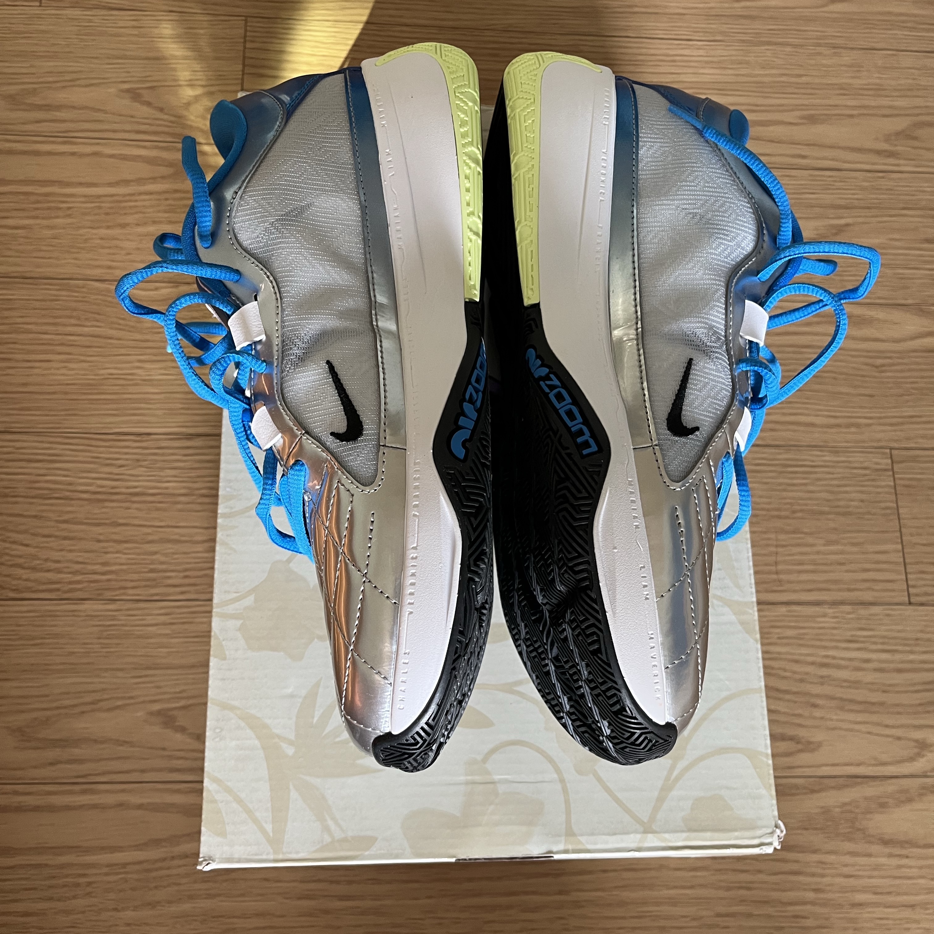 Nike Zoom Freak 5 EP Photo Blue Black 착용 스타일 - 5