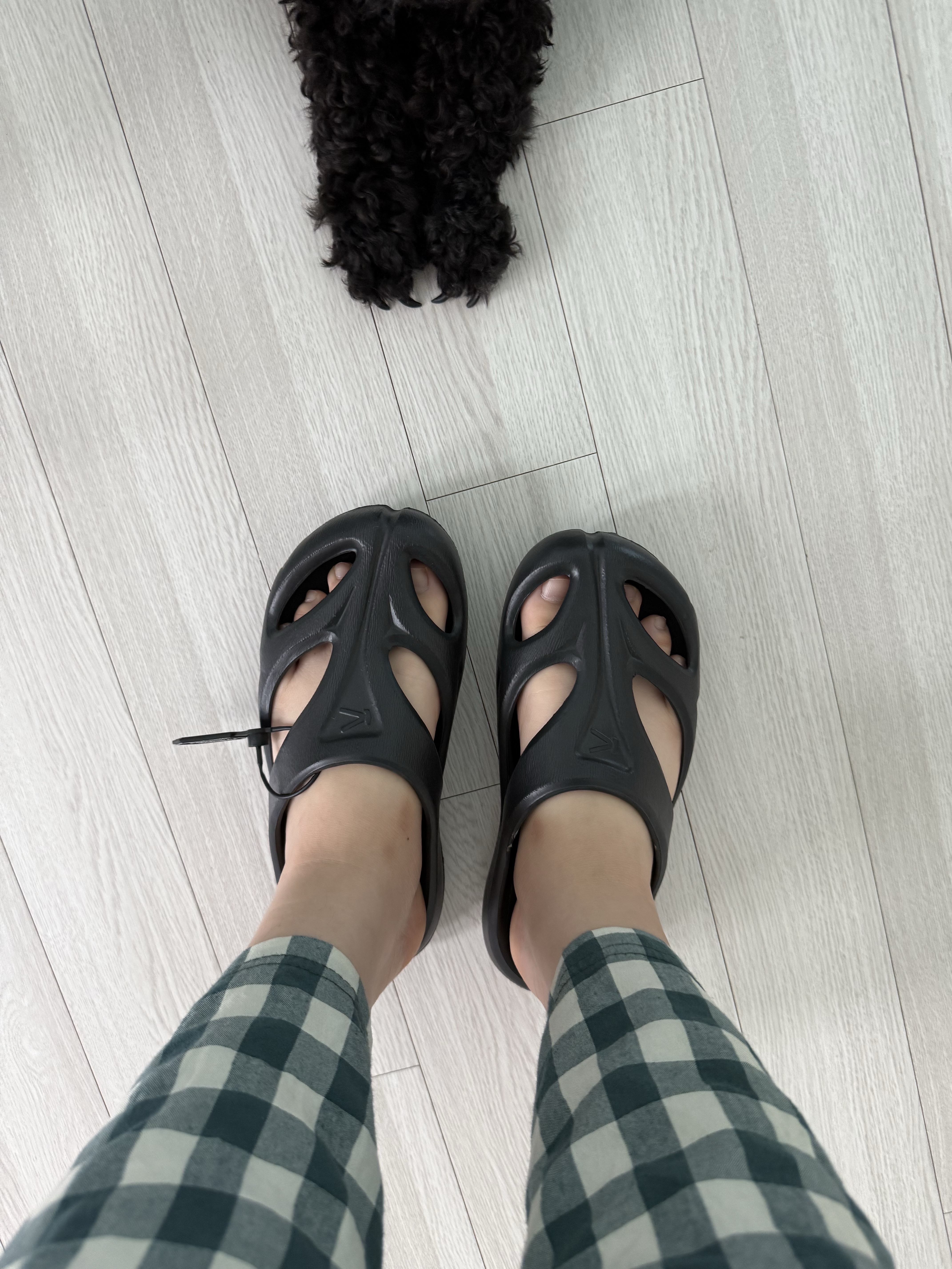 (W) Keen Shanti Black Dawn Blue 착용 스타일 - 1