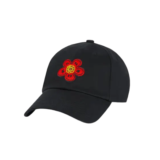 KM5DHTCKZ14BK Kenzo x Futura 2000 Embroidered Cap In Cotton Black - 25FW