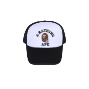 BAPE Go Ape Pointer College Mesh Cap Bapec Black
