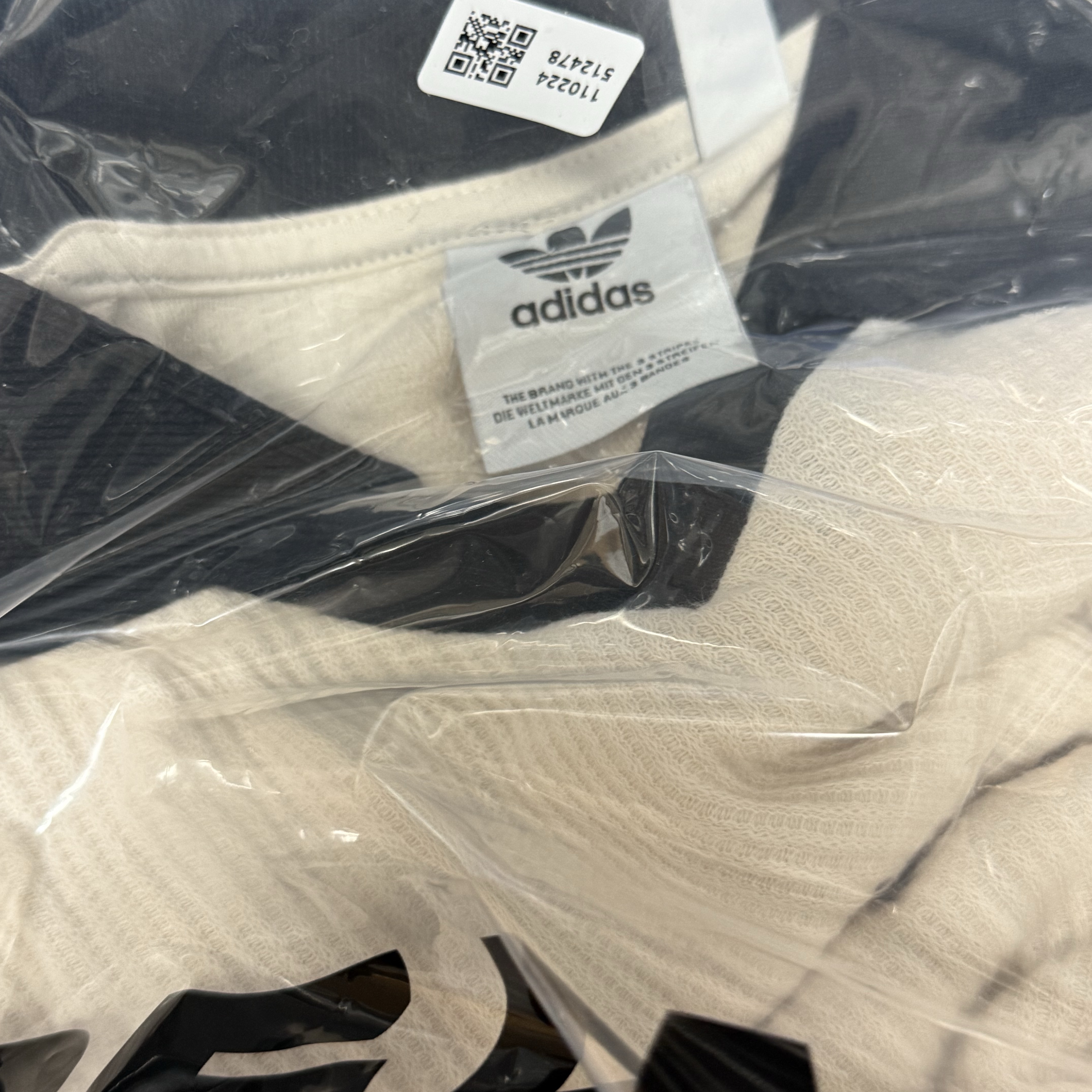 Adidas Originals Waffle Short Sleeve Polo Shirt Wonder White - KR Sizing 착용 스타일