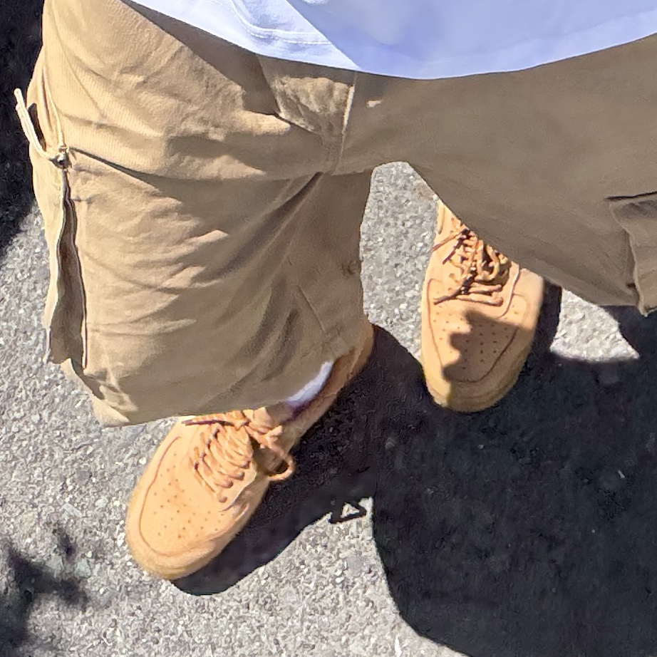 Nike Air Force 1 '07 WB Flax 착용 스타일