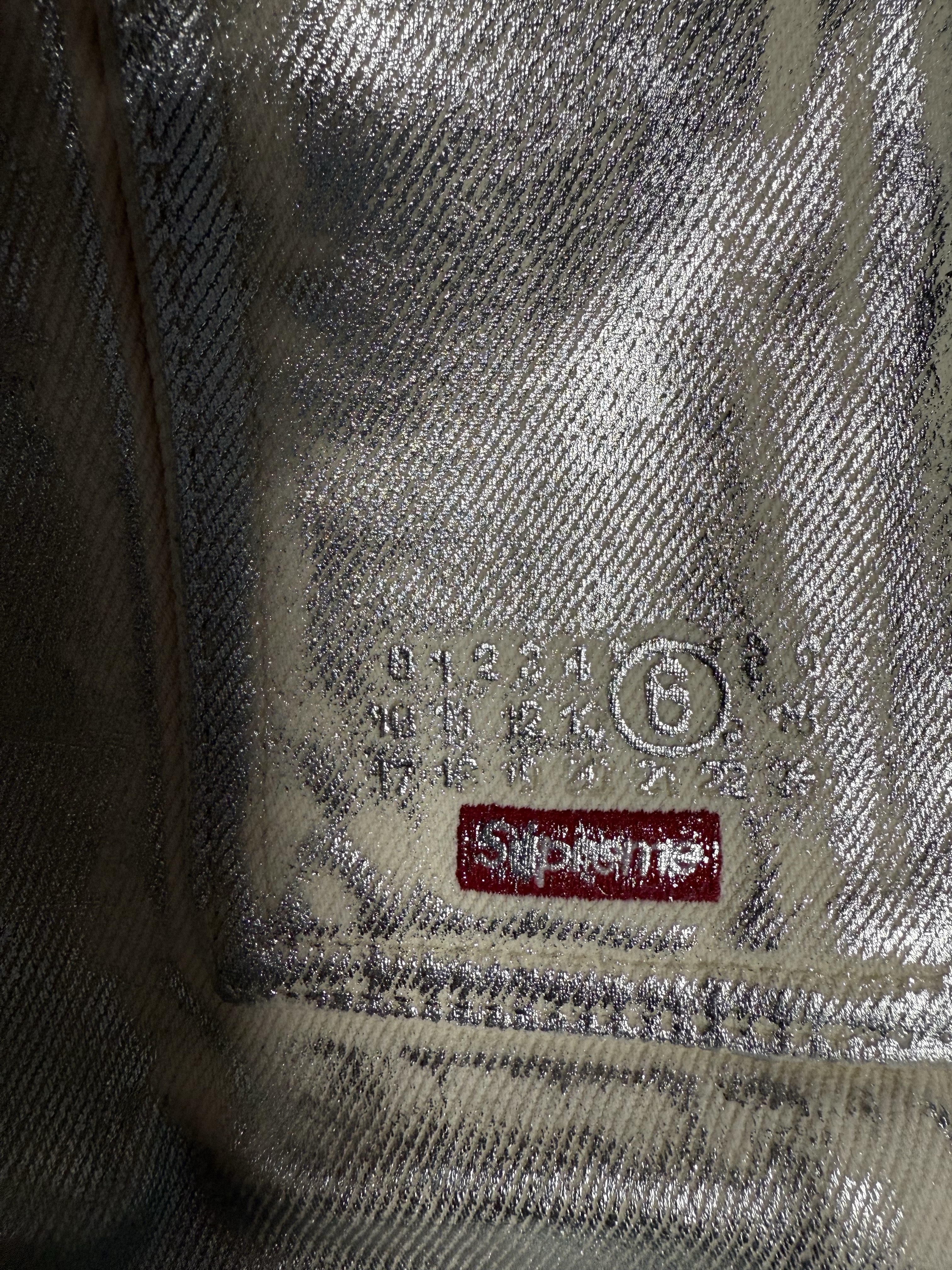 Supreme x MM6 Maison Margiela Foil Double Knee Painter Pant Natural - 24SS 착용 스타일