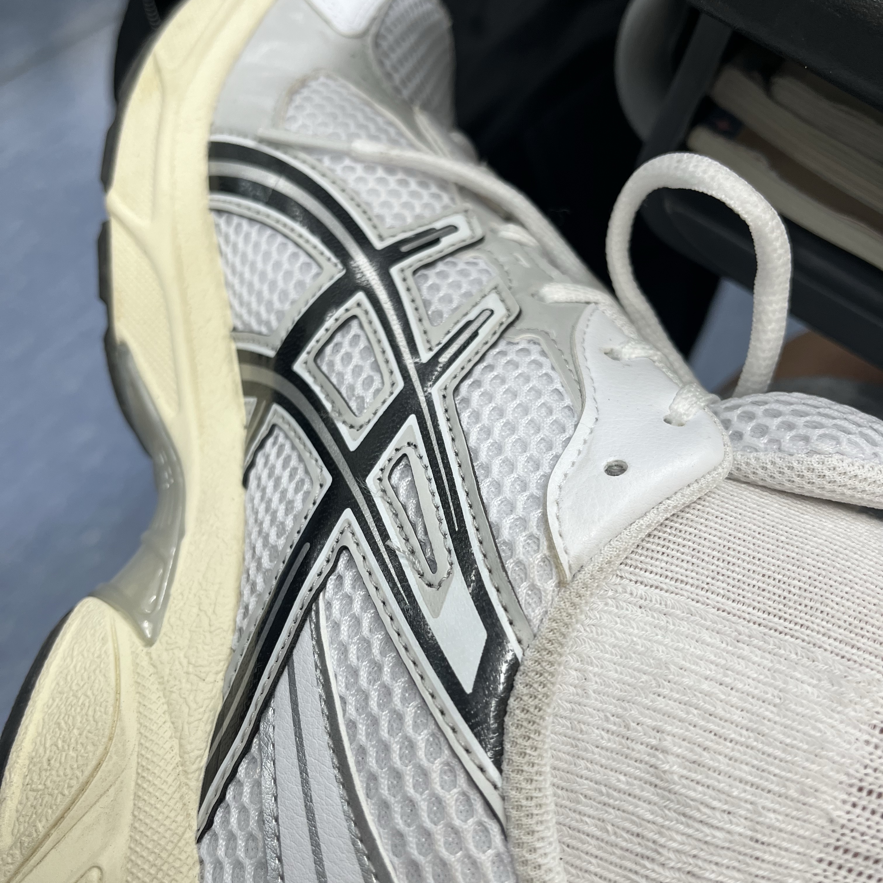 Asics Gel-1130 White Cloud Grey 착용 스타일 - 2
