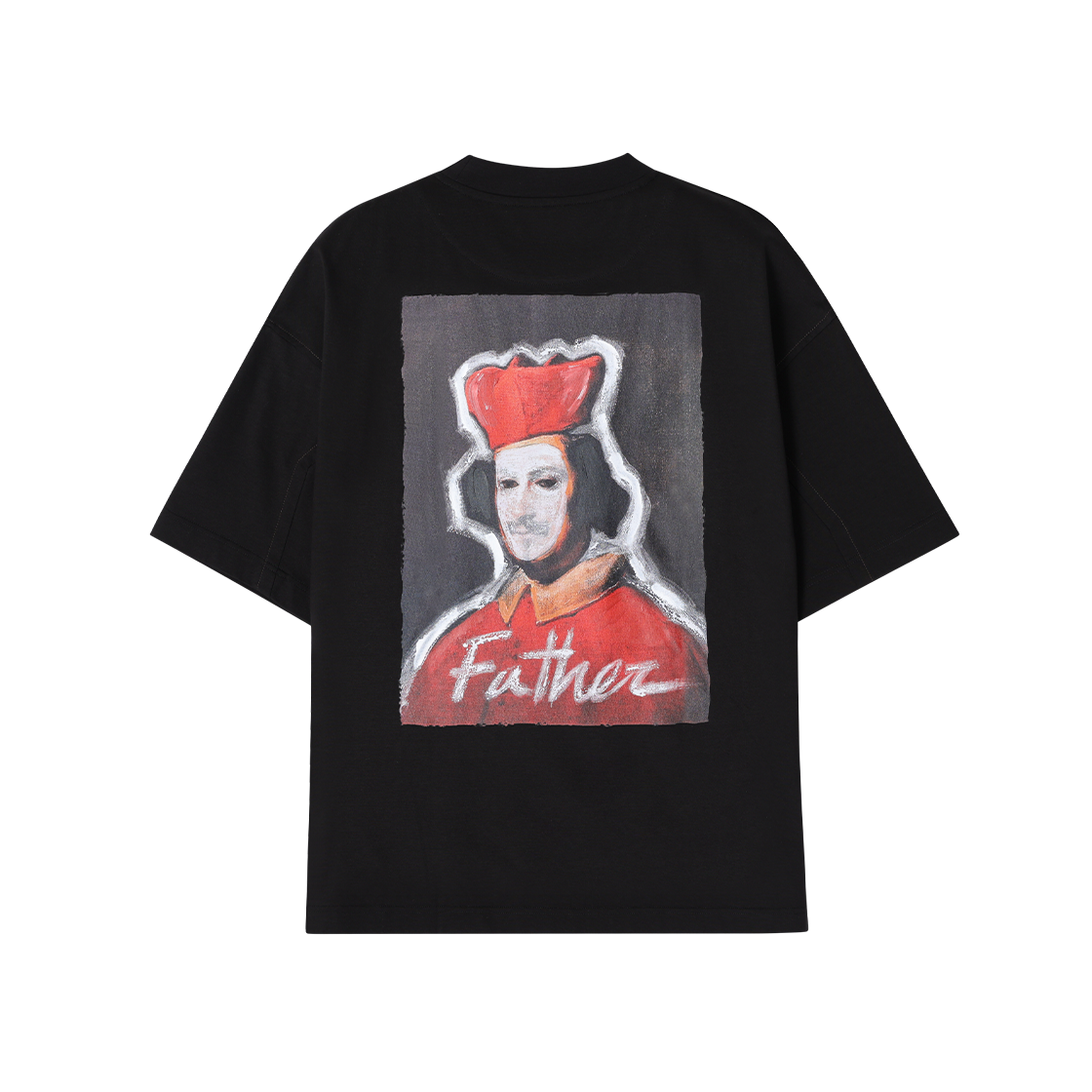 송지오 컬렉션 카디널 페인티드 티셔츠 블랙