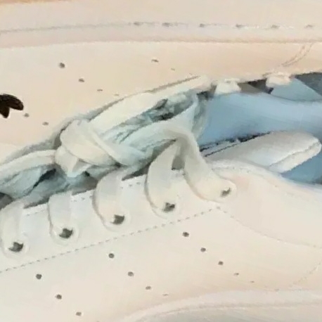 Adidas Stan Smith Cloud White Collegiate Navy 착용 스타일