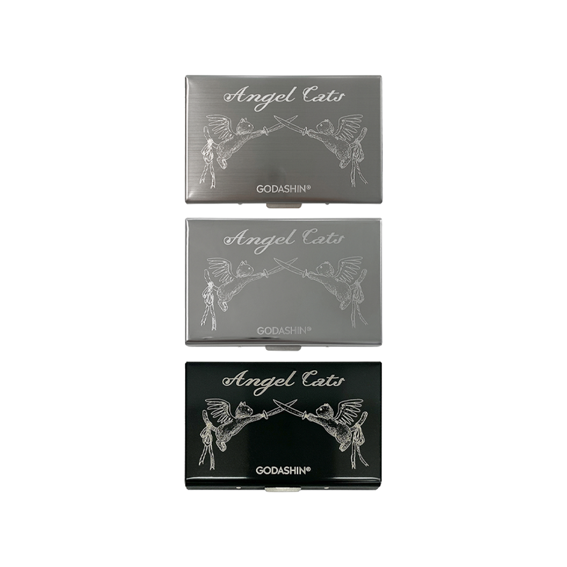 고다신 엔젤 캣츠 아코디언 지갑(GODASHIN Angel Cats Accordion Wallet)