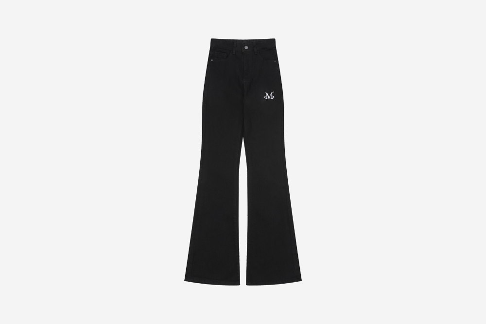 【MUCENT】 WAXY BOOTS CUT DENIM PANTS /追跡付 무센트 왁시 부츠컷 데님팬츠 블랙 | MUCENT | KREAM
