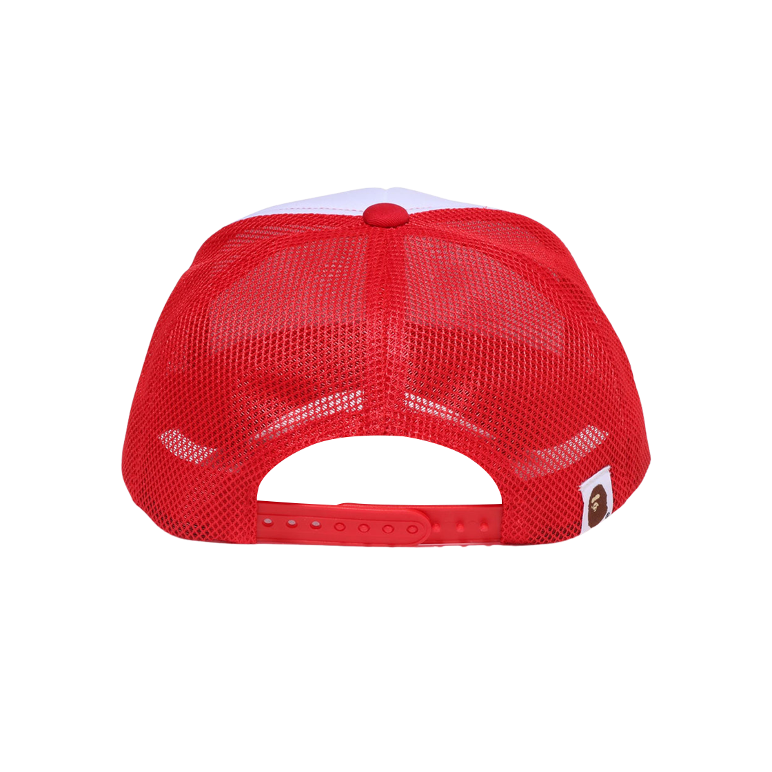 베이프 고 에이프 포인터 컬리지 메쉬 캡 베이펙 레드(BAPE Go Ape Pointer College Mesh Cap Bapec Red) - 2