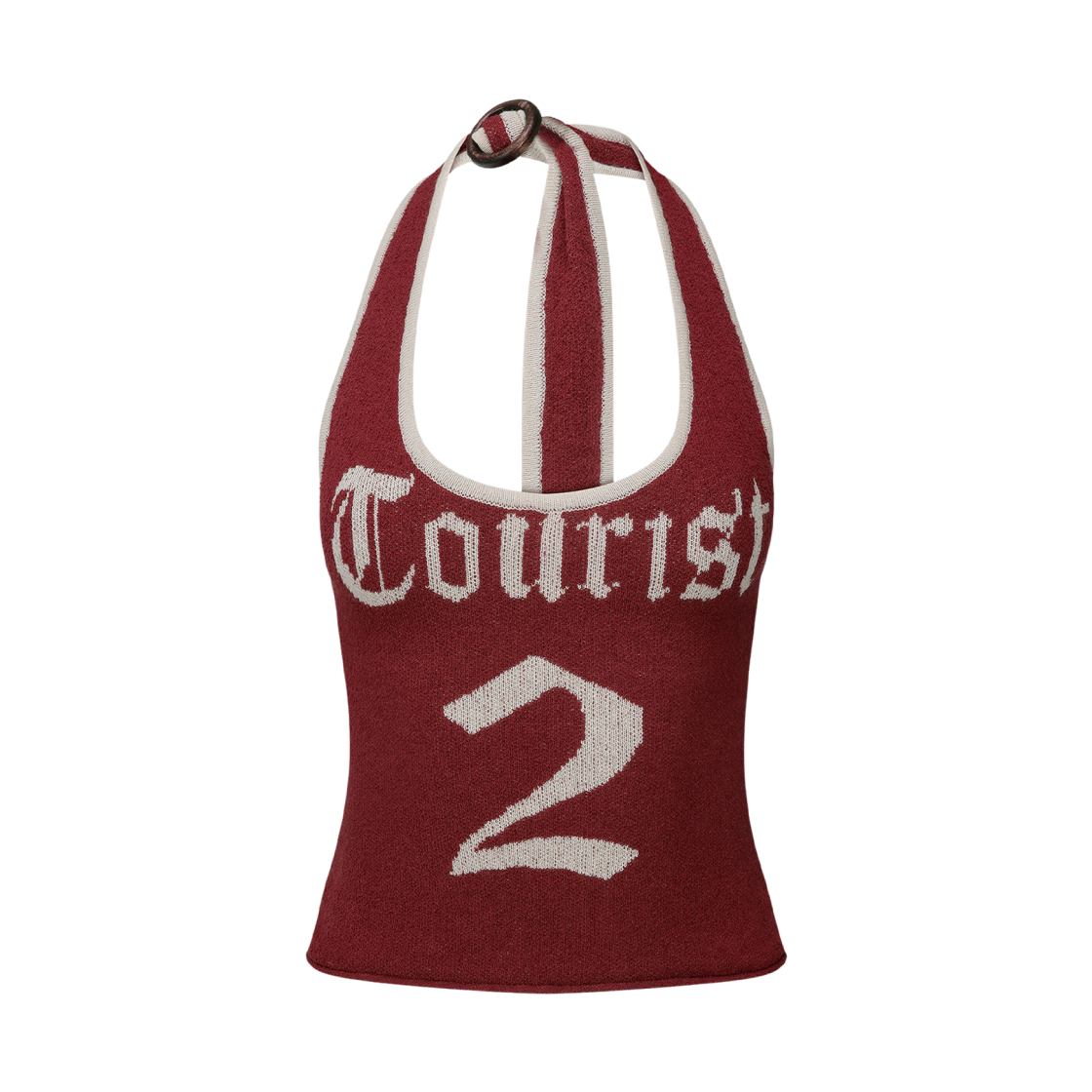 (W) 스컬프터 투어리스트 부클 홀터 레드