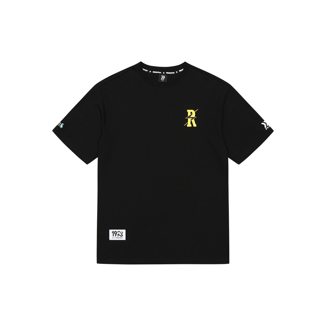 윌비플레이 레이더스 블랙 티셔츠(WILLBE PLAY Raiders T-shirt Black)