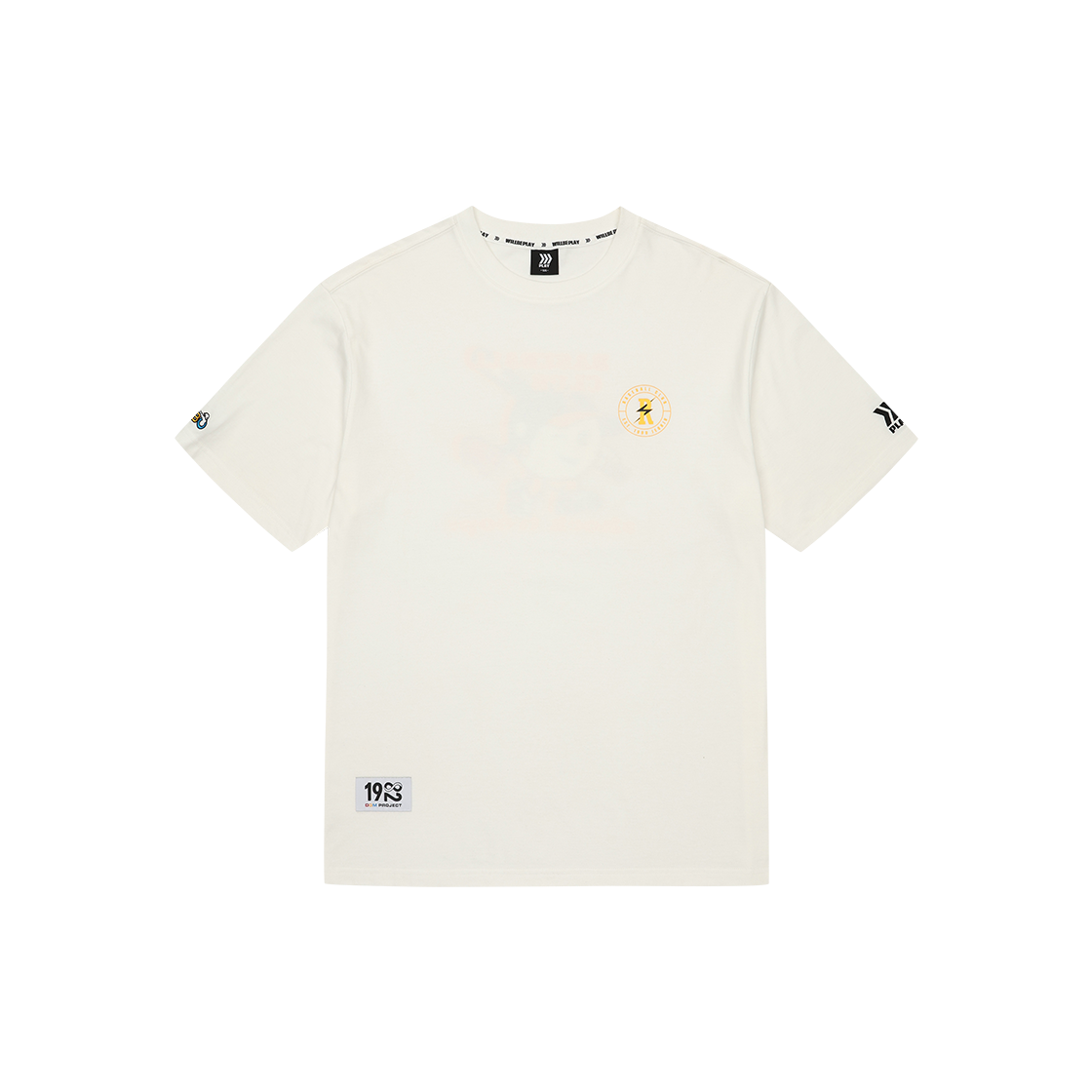 윌비플레이 레이더스 화이트 티셔츠(WILLBE PLAY Raiders T-shirt White)