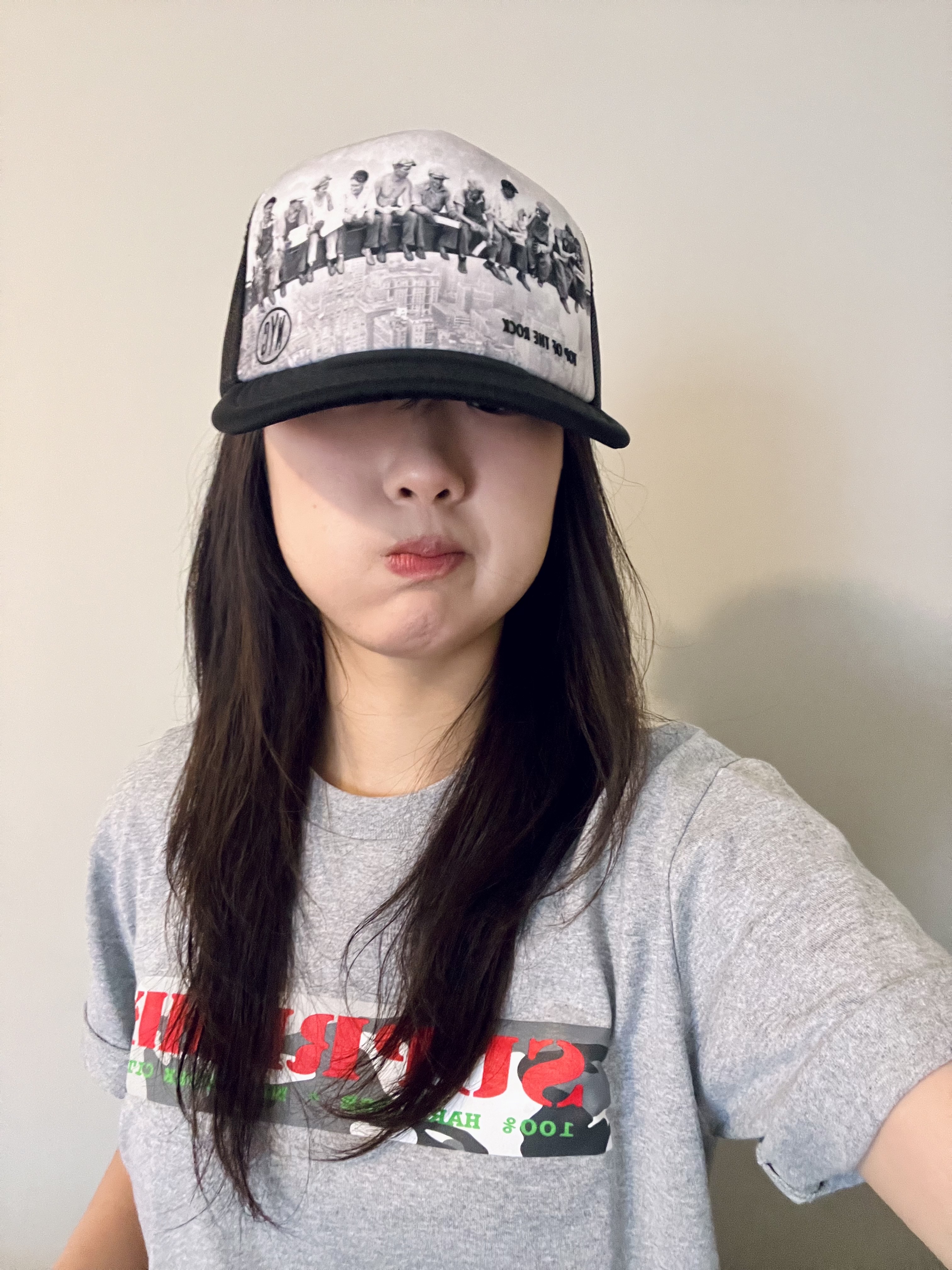 Supreme Hardcore T-Shirt Heather Grey - 25SS 착용 스타일