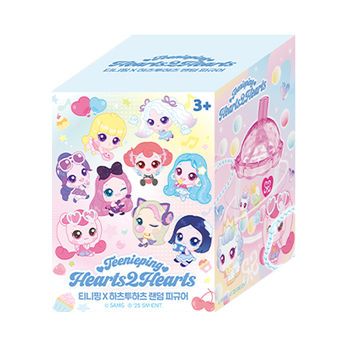 캐치! 티니핑 x 하츠투하츠 피규어 미개봉 랜덤박스 (1개입)(Catch! Teenieping x Hearts2hearts Figure Sealed Case (1 Blind Box))