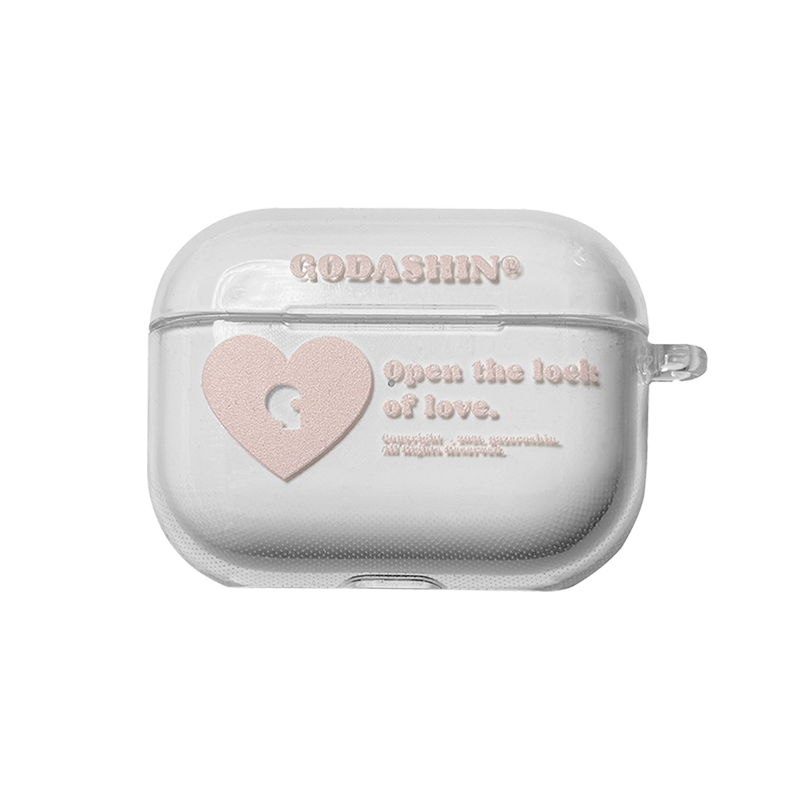 GDS41RUPC15BKFF GODASHIN Love Ya GODASHIN Airpods Case Wide Ver. - 대표 이미지 #1