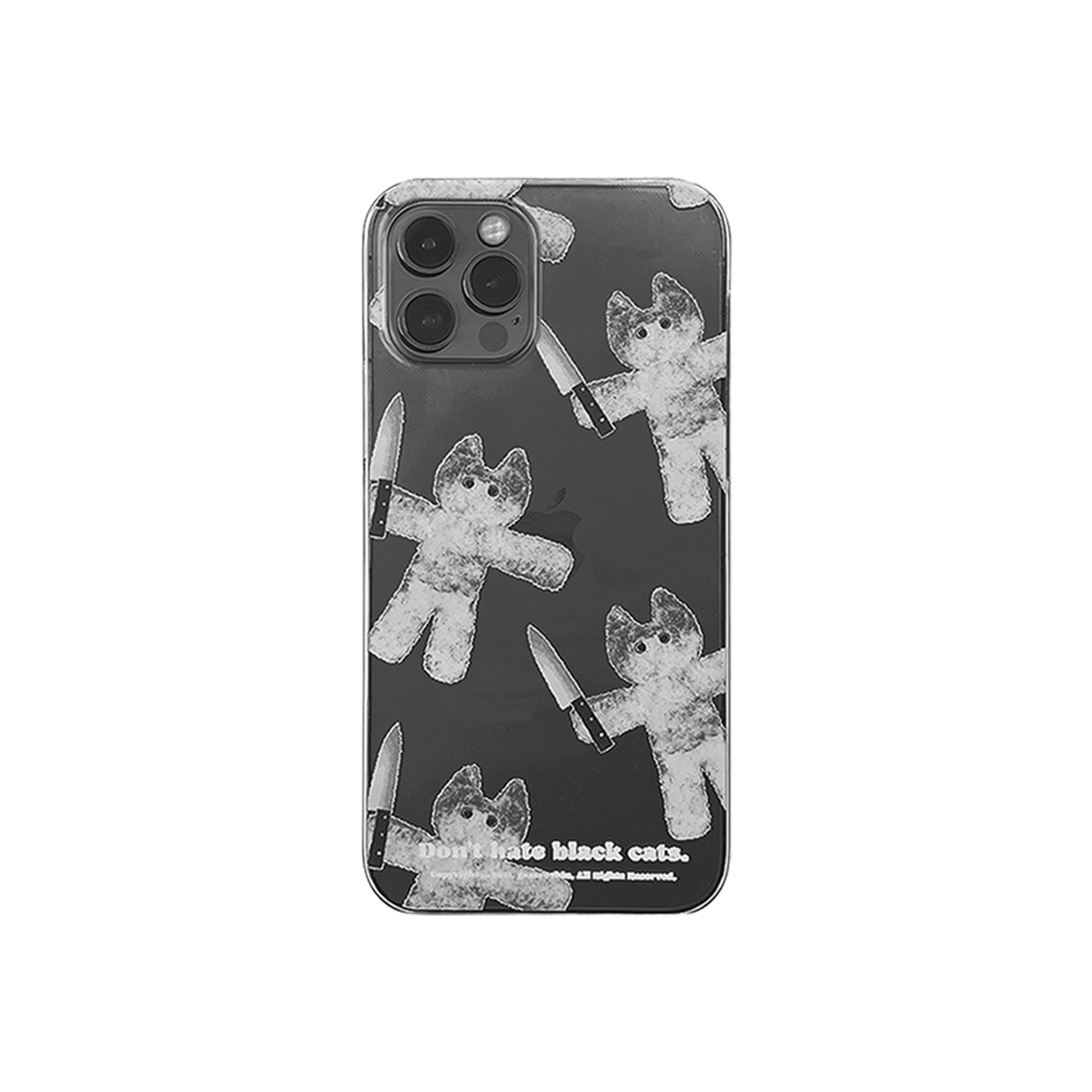 고다신 돈 헤이트 블랙 캣츠 2 케이스 화이트(GODASHIN Don'T Hate Black Cats 2 Case White)
