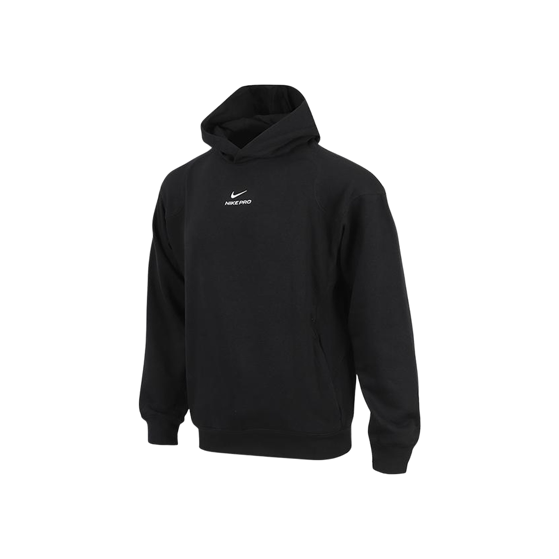 IB4273-010 Nike Pro Dri-Fit Mid Layer Training Hoodie Black White - Asia