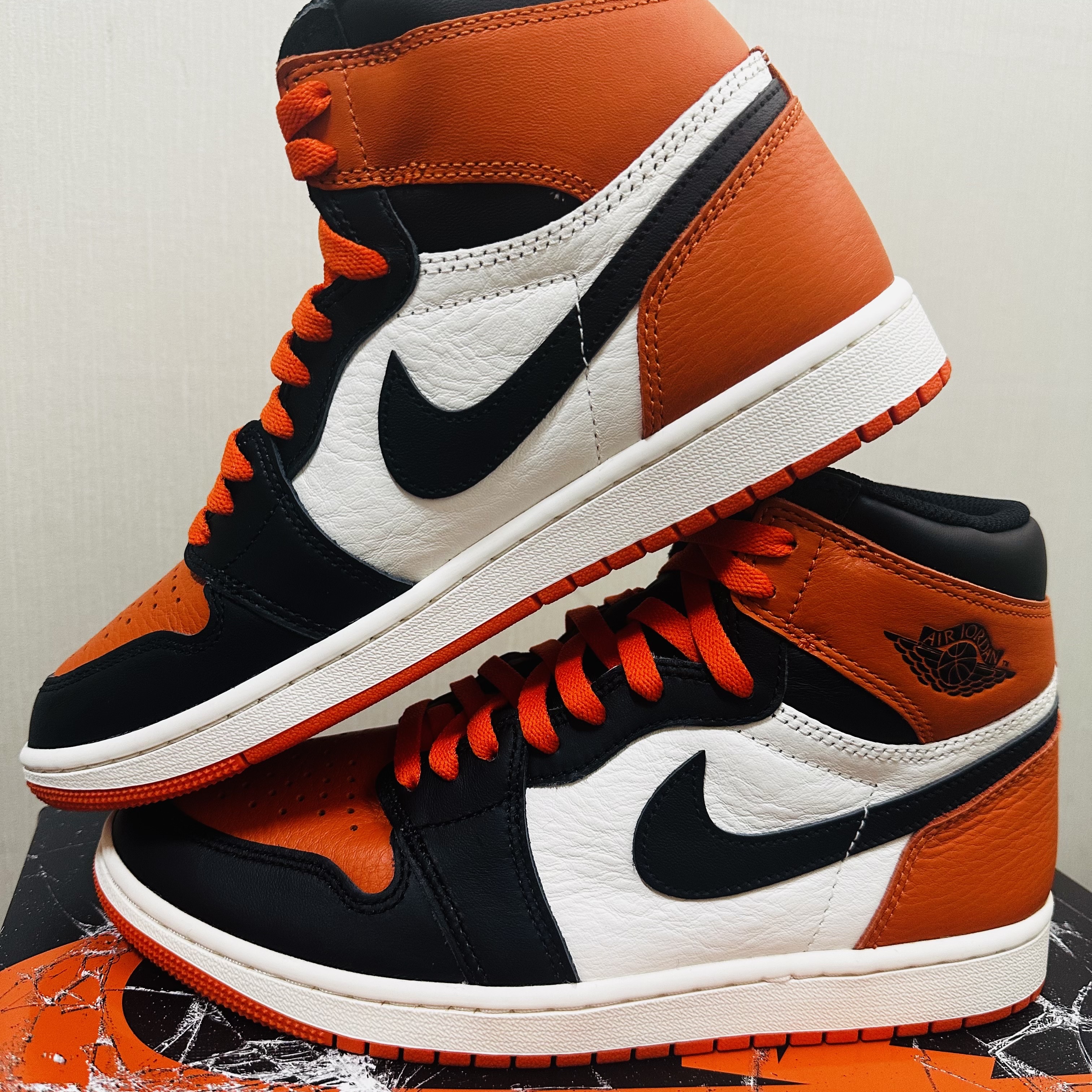 Jordan 1 Retro High OG Shattered Backboard 착용 스타일 - 2