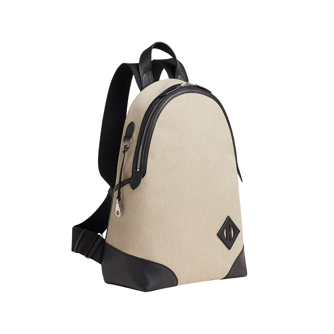 에르메스 올백 백팩 비부악 캔버스 스위프트 & 팔라듐 하드웨어 피쎌 누아(Hermes Allback Backpack Bivouac Canvas Swift & Palladium Ficelle Noir) - 2