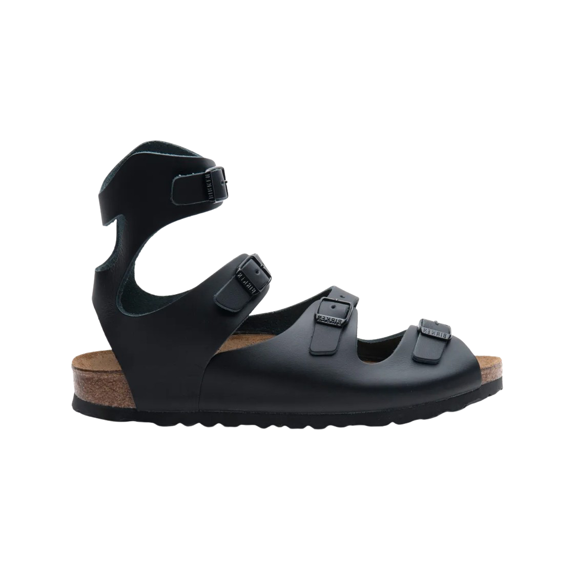 032193 Birkenstock Athen Leather Black - Narrow