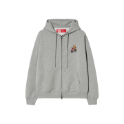 Honda Bear Hoodie Zip-up Gray