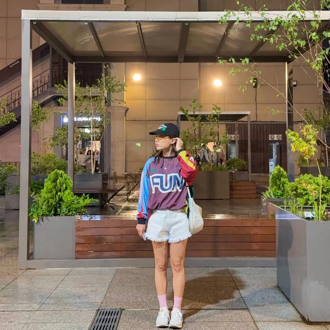 Dominant Frog cap_Black 착용 스타일 - 3