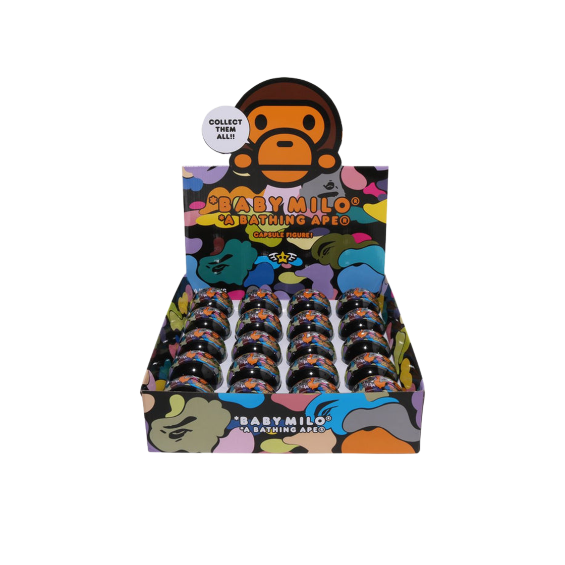 - BAPE Baby Milo Capsule Figure Vol.5 Box Multi Sealed Case (20 Blind Boxes) Multi