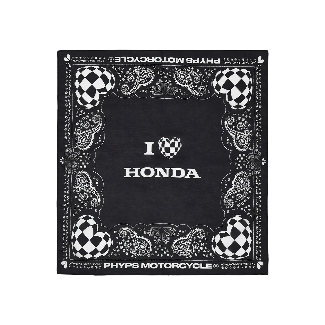 HEF3SF301BBK Honda I love Honda Bandana_Black