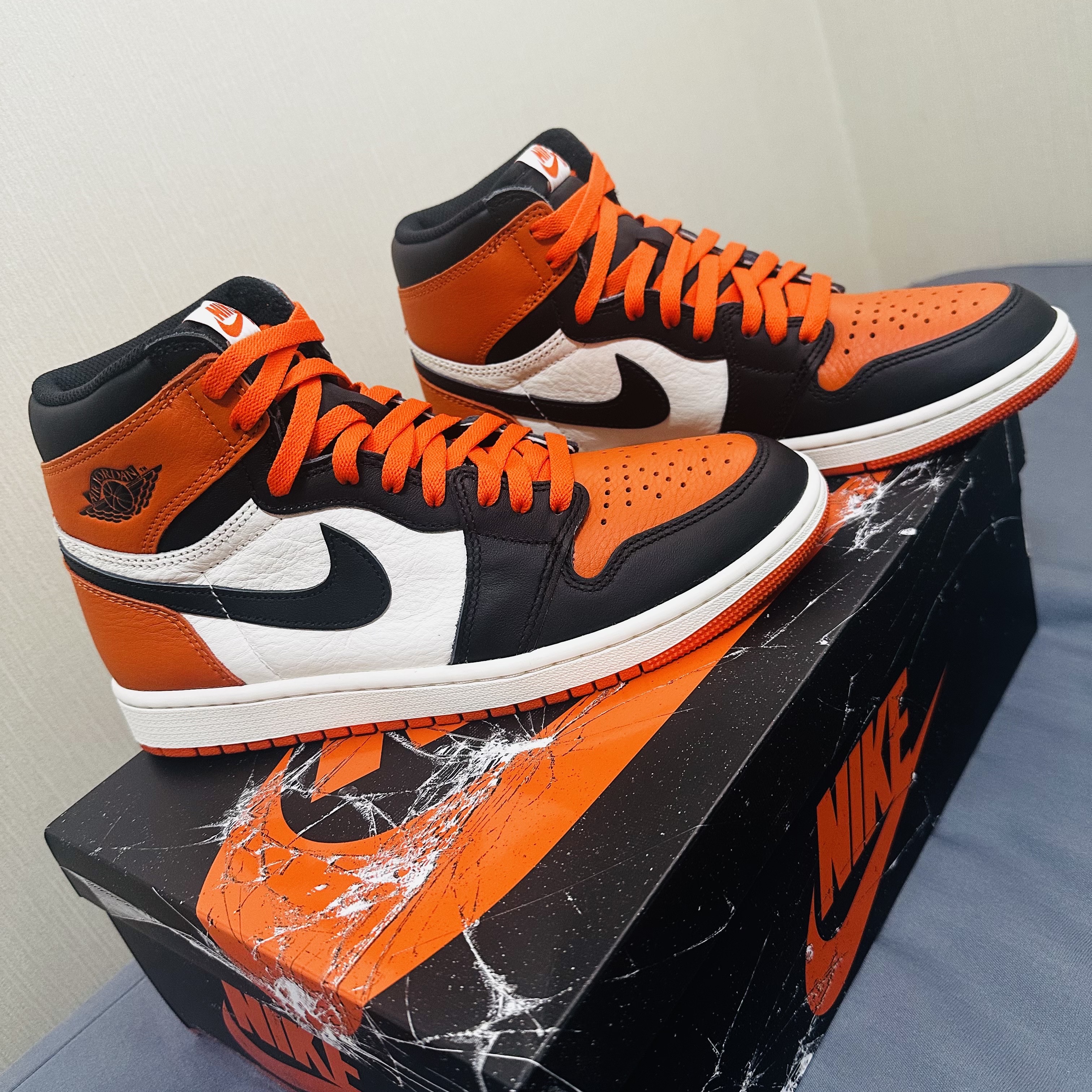 Jordan 1 Retro High OG Shattered Backboard 착용 스타일 - 9