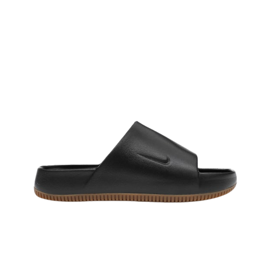 나이키 캄 슬라이드 블랙 검 미디움 브라운(Nike Calm Slide Black Gum Medium Brown)