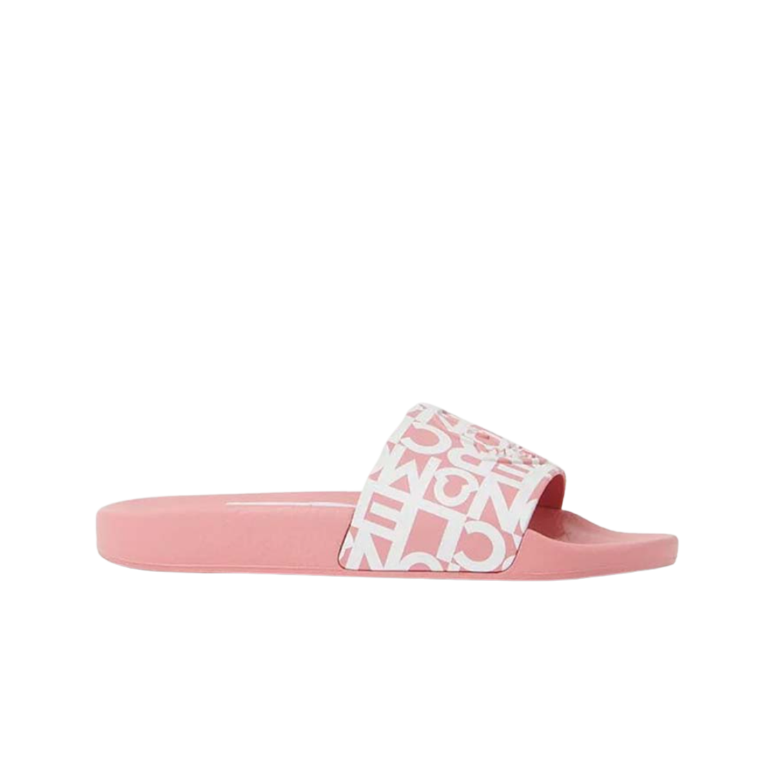 H1-09B-4C00060-M3002-P40 (W) Moncler Jeanne Slides Pink - 22SS