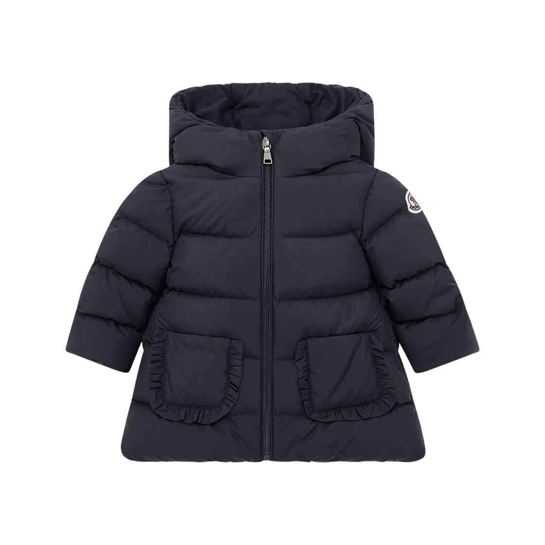 (키즈) 몽클레르 몰란 후드 다운 자켓 네이비 블루 - 25FW((Kids) Moncler Molan Hooded Down Jacket Navy Blue - 25FW) - 1