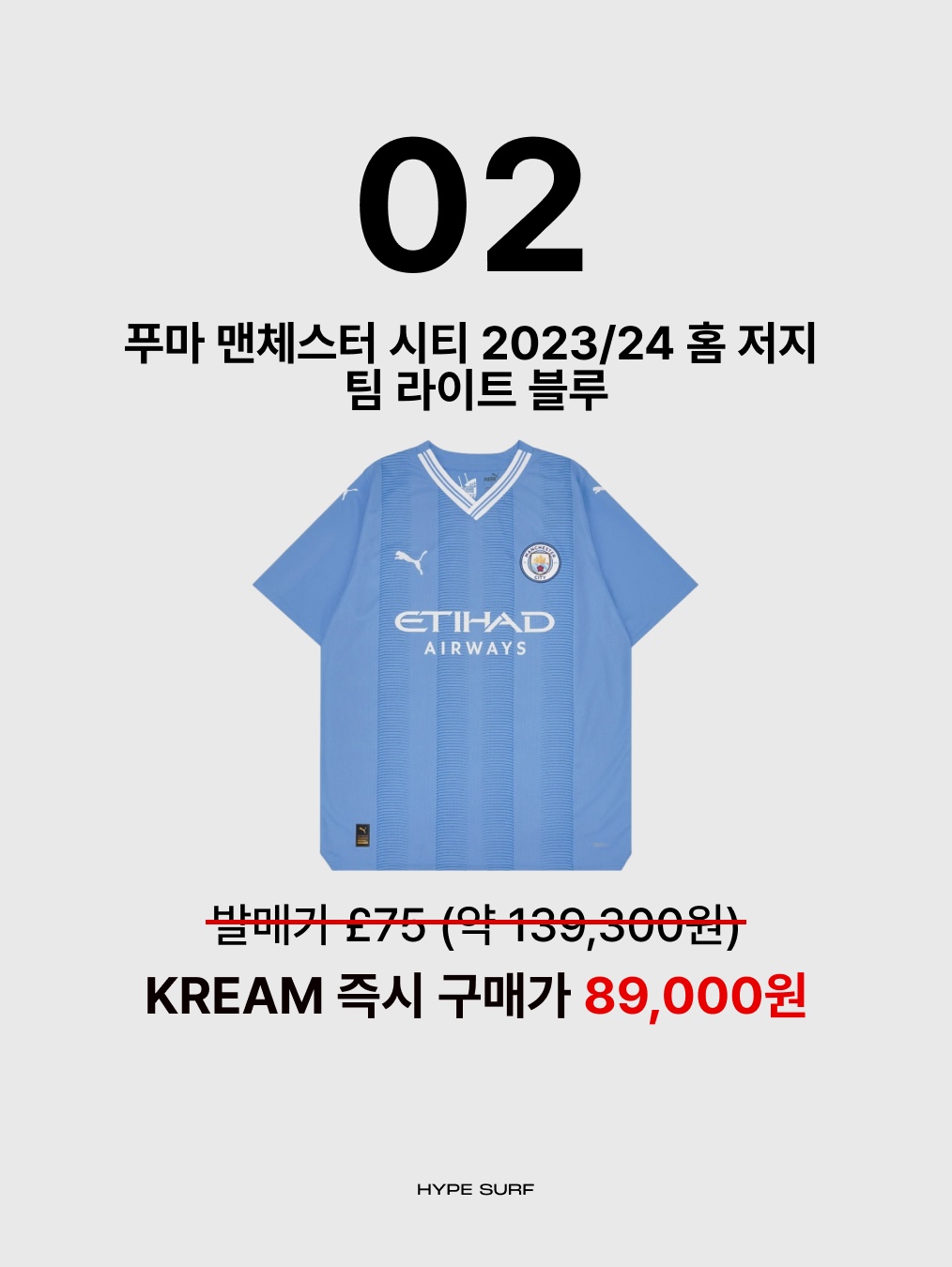 Adidas Real Madrid 2024/25 Home Jersey White - KR Sizing (Non Marking Ver.), Puma Manchester City 2023/24 Home Jersey Team Light Blue (Non Marking Ver.) 착용 스타일 - 3
