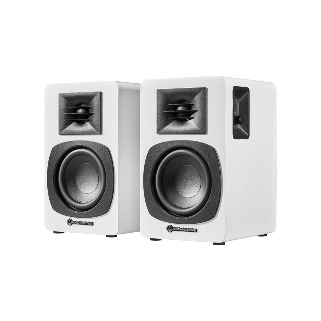 오디오테크니카 공식수입원 AT-SP3X WH 무선 블루투스 파워드 북쉘프 스피커 화이트(Audio-Technica AT-SP3X WH Powered Bookshelf Speakers White)