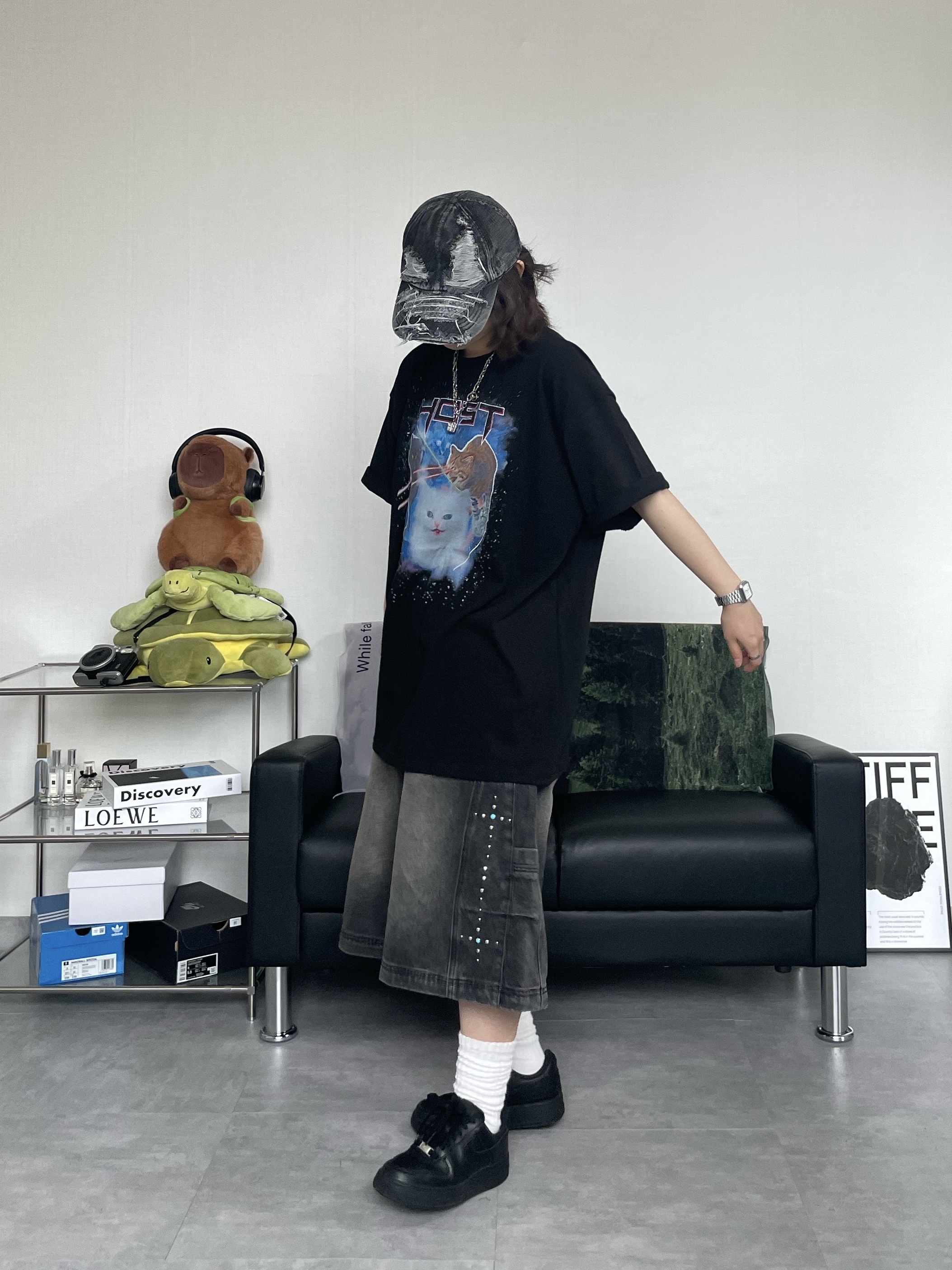 (W) Keen Jasper Rocks SP Sneakers Beige, (W) Nike Air Force 1 '07 Low Triple Black 착용 스타일 - 7