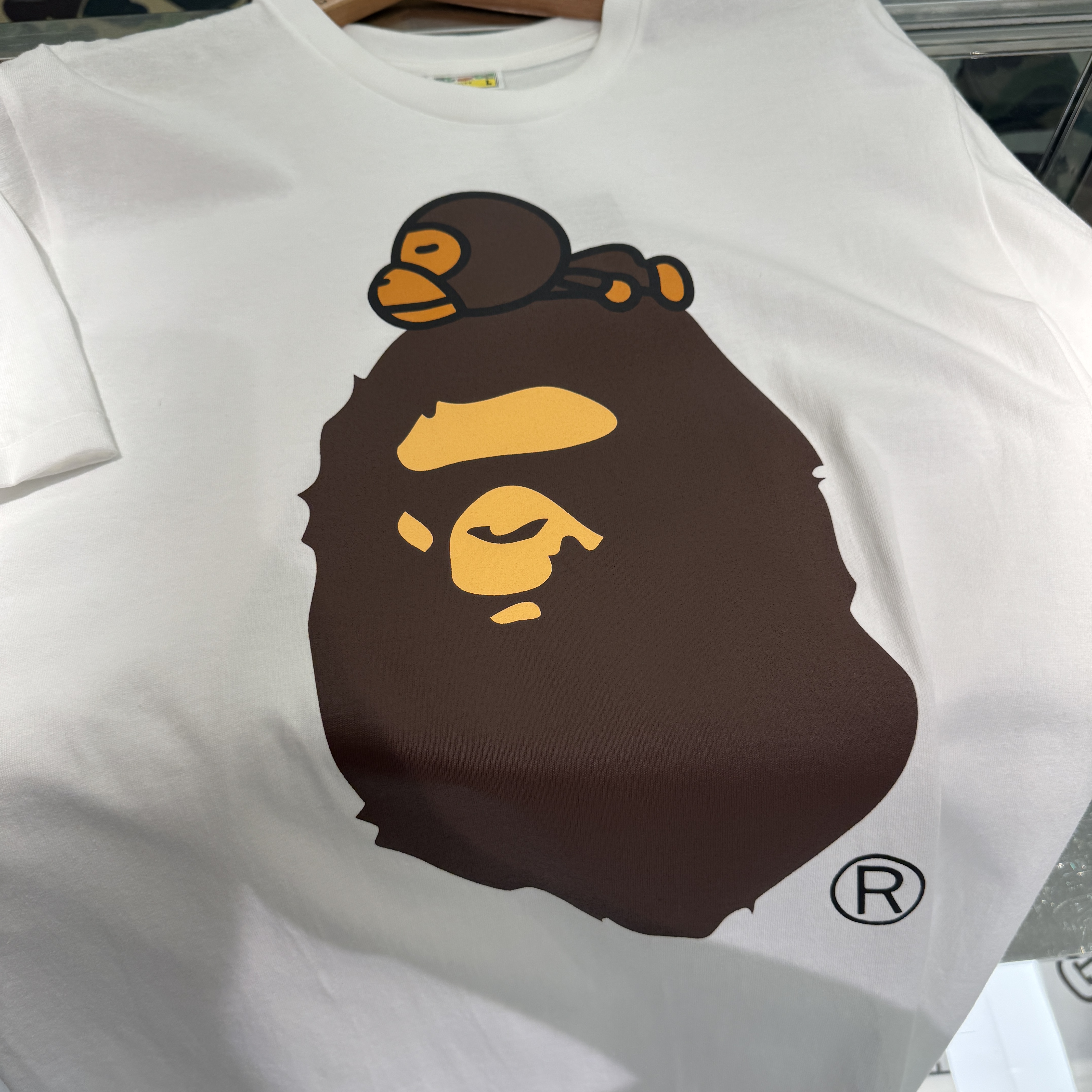 BAPE Milo On Big Ape T-Shirt Black 착용 스타일