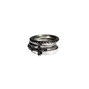 Werkstatt:Munchen 4 Ring Combination Cross Sterling Silver - 24SS