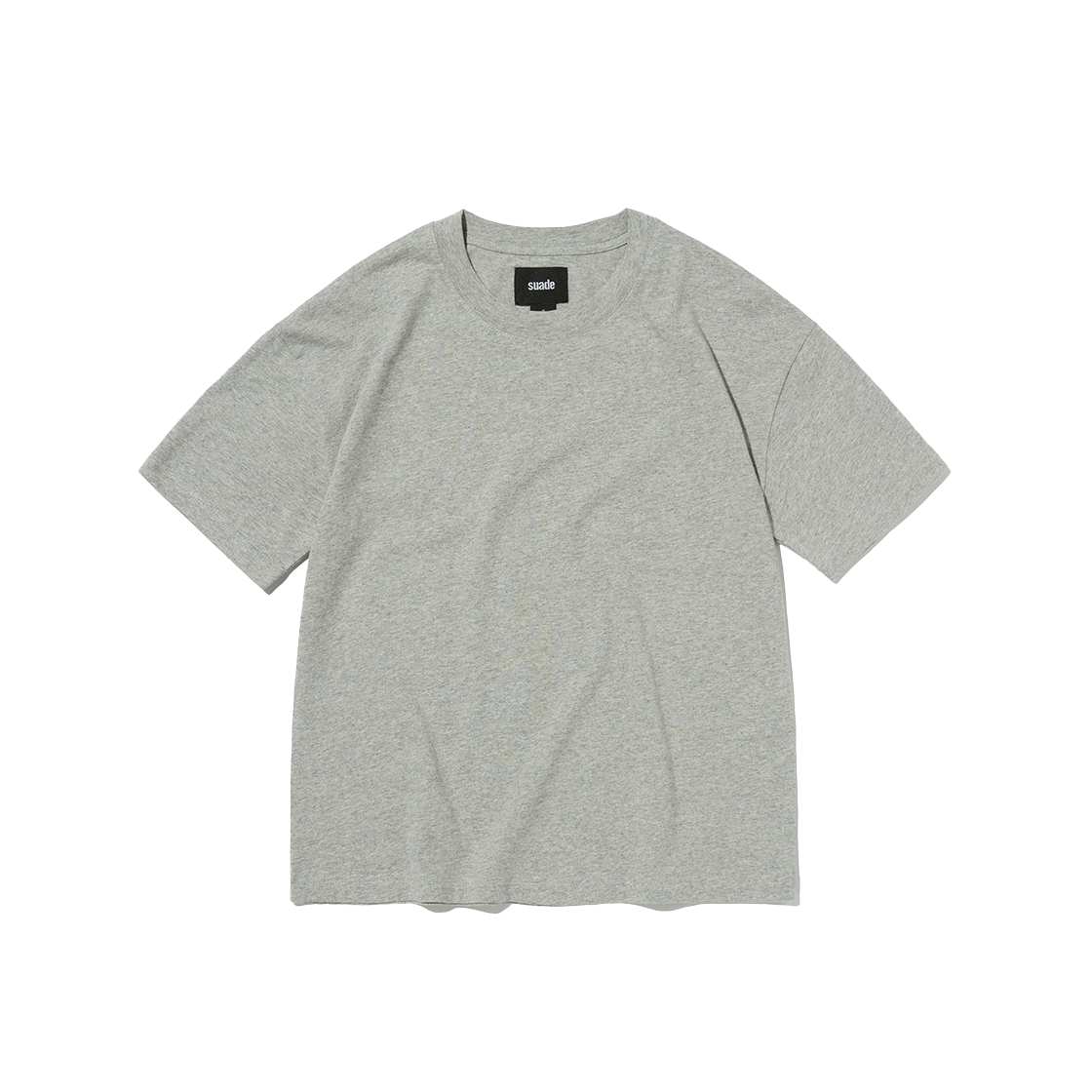 스웨이드 크롭티 그레이(Suade Cropped Tee Gray)