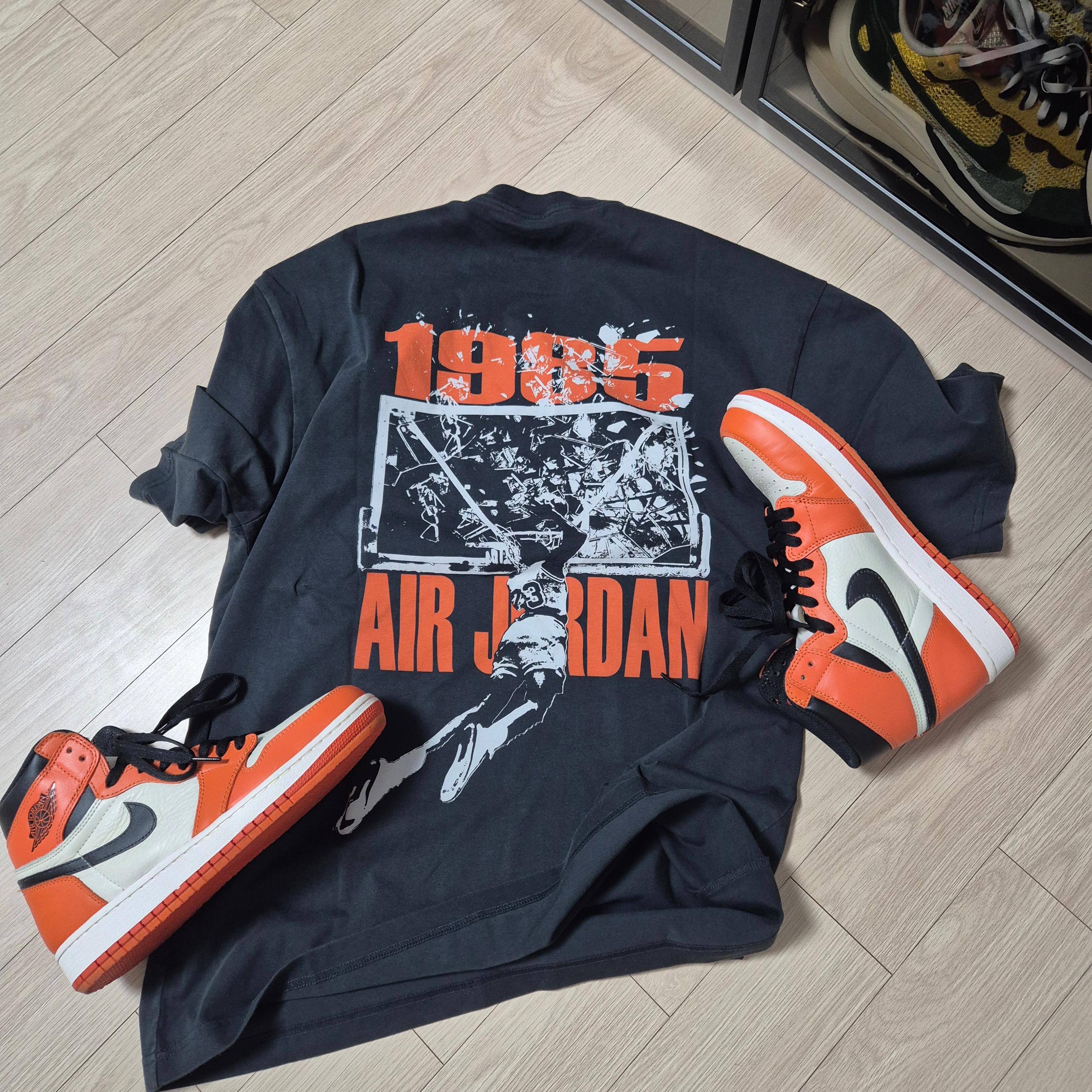 Jordan 1 Retro High OG Shattered Backboard, Jordan 1 Retro High OG Reverse Shattered Backboard 착용 스타일 - 10