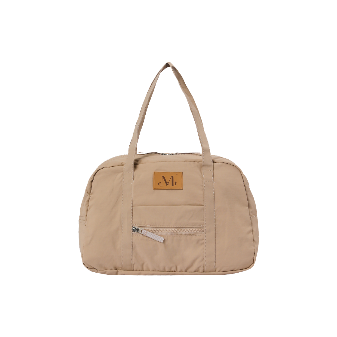 P00000YT MUCENT Amanda Front Poket Shoulder Bag Unisex Begie