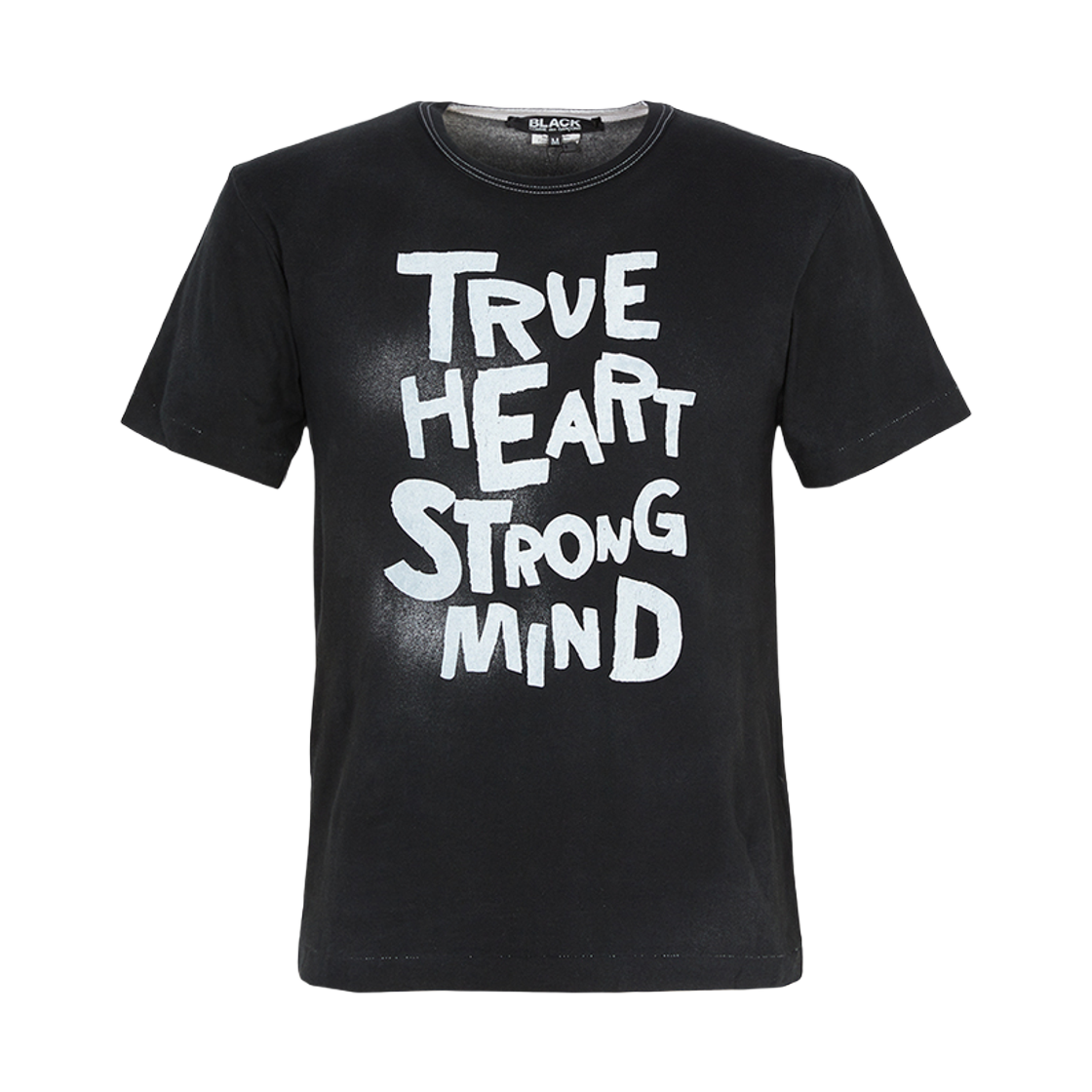 블랙 꼼데가르송 숏 슬리브 티셔츠 블랙(Black Comme des Garcons Short Sleeve T-Shirt Black)