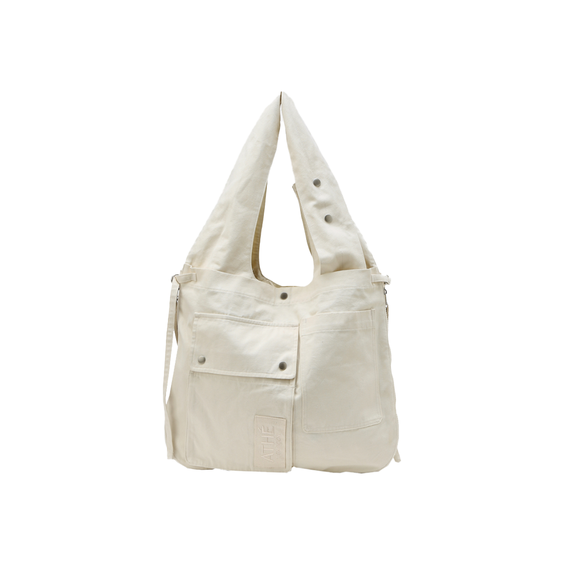 AABA5EG05IV_1 Athe garcon Cotton Multi-Use Vest Bag Ivory