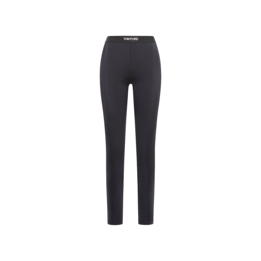 PAJ096-JEX087-LB999 (W) Tom Ford Technical Fabric Leggings Black