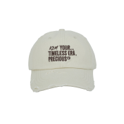 KZM TIMELESS DAMAGE CAP IVORY