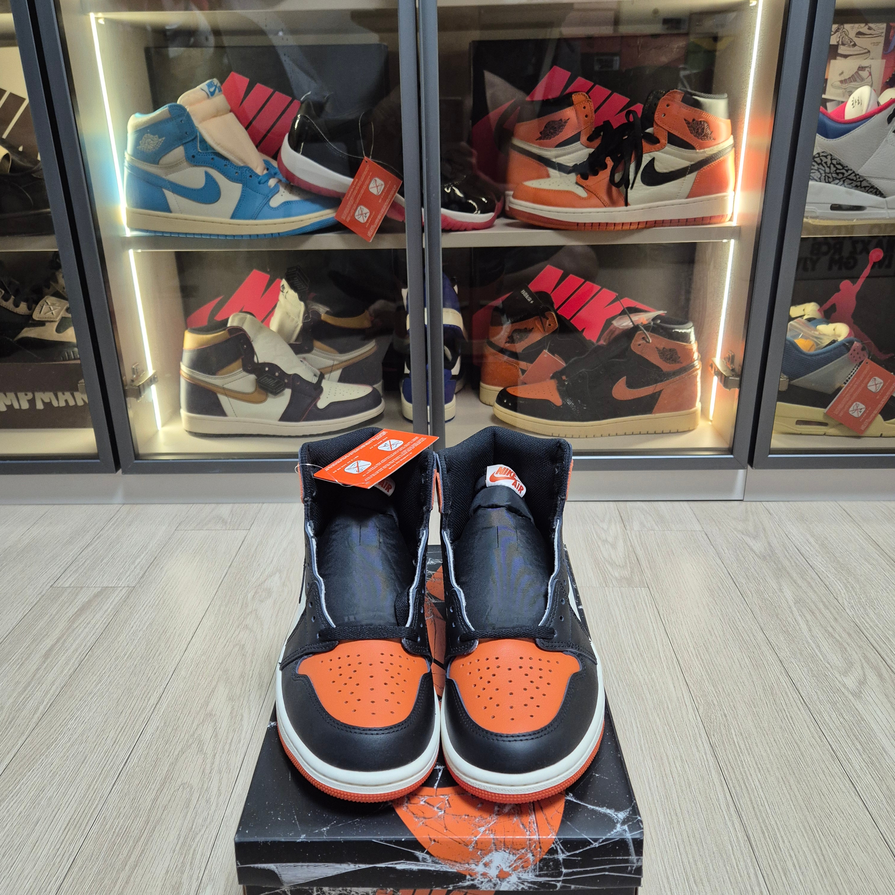 Jordan 1 Retro High OG Shattered Backboard, Jordan 1 Retro High OG Reverse Shattered Backboard 착용 스타일 - 6